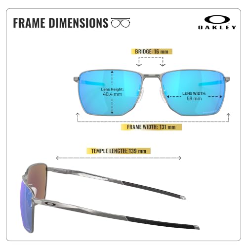 Image of Oakley EJECTOR OO4142 Rectangle Sunglasses With Official Eyewear Kit | Men's Sunglasses