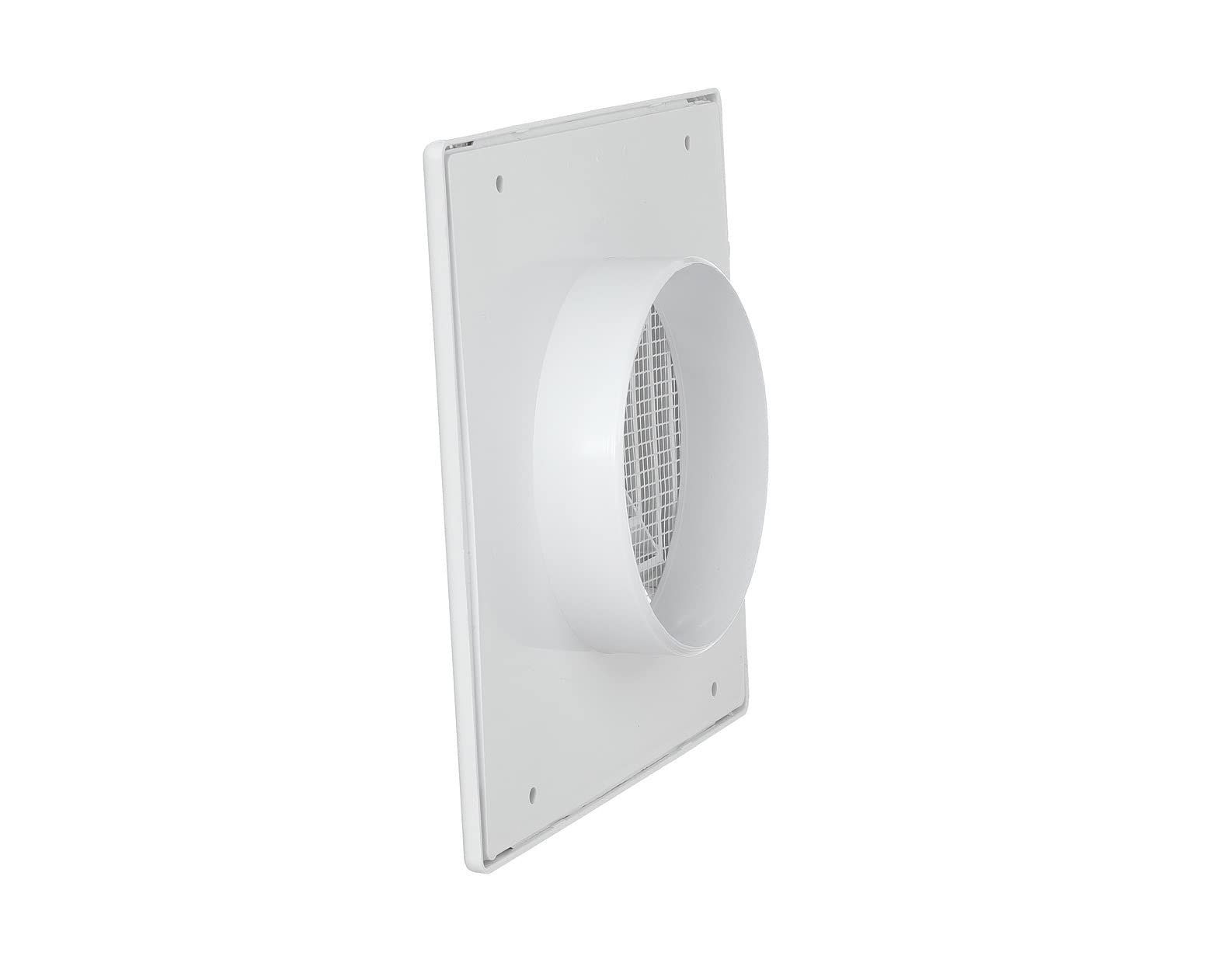 DOSPEL Lüftungsgitter KR 150mm – Weiß, Quadratisch, Mit Insektenschutz Für Bad, Küche & Mehr