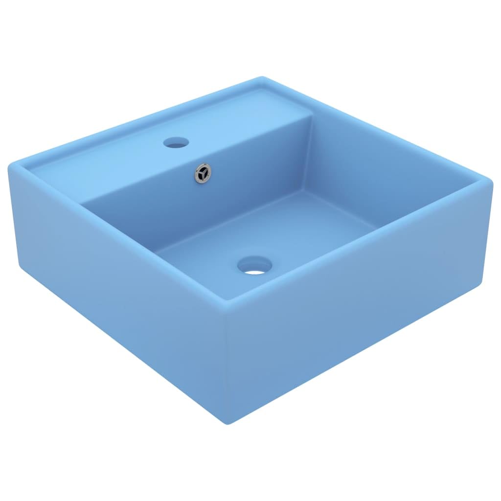 vidaXL Wastafel Gootsteen Badkamerwastafel Wasbak Basin Badkamerwasbak Wasbasin Wastafels Badkamerwastafels Wasbakken Gootstenen Ovaal Keramiek Matwit