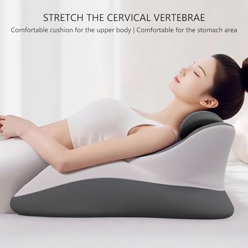 Oreiller mémoire de forme avec soulagement de la pression cervicale segmenté - 3