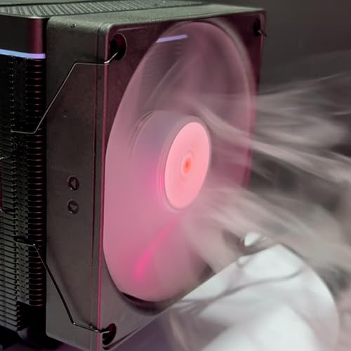 Image of IX20 ARGB Air Cooling Fan Twin Tower CPU Cooler, Black | Dual 120mm Fans, 6 Copper Heat Pipes, 5.00 x 5.4 x 6.2 inches, Compatible with AMD AM4 /AM5 and Intel 115X /1366 /1700 /1851