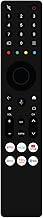 Remote Compatible with TCL Smart tv - with Voice - Hot Keys Netfix, Y0utube and prim Video use for LCD LED OLED QLED UHD Android 4K TVs - (Pairing Must) (RC833 A - with Voice)