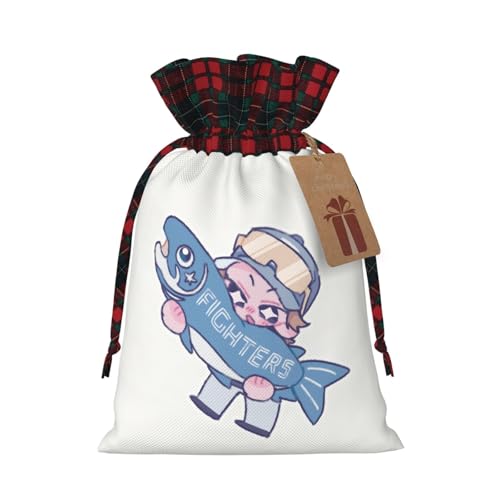 ギフトバッグ 北海道日本ハムファイターズ 巾着袋 ラッピング袋 引きひも袋 収納袋 保存袋 小分け袋 軽量 コンパクト 巾着バッグ 小物入れ トラベルポーチ 化粧品ポーチ 多用途 再利用可能 折りたたみ 大容量 人気 軽量 出張 旅行用 携帯便利 男女兼用