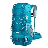 WEST TUNE 50L Lightweight Hiking Backpack with Rain Cover,Camping Backpack for Climbing Camping Tour