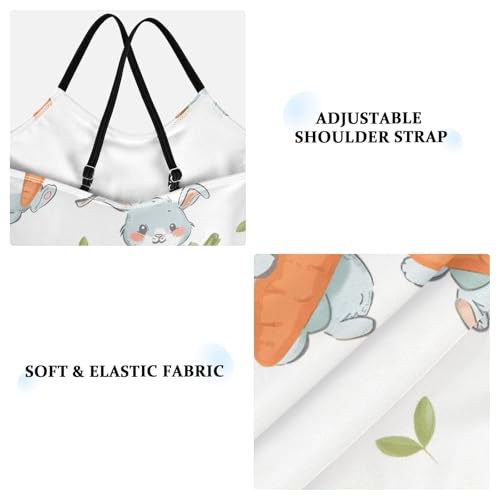 Girls Swimsuit Pattern of Rabbit with Carrot One Piece Swimwear3