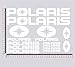 Aufkleber-Set, kompatibel mit Polaris Scrambler Sportsman Magnum Trail Boss 330 4 x 4 2 x 4 Decal wählen Sie Farbe 1249 (010 Weiß)