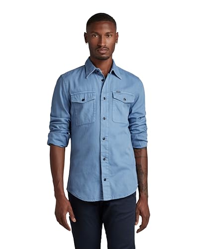 G-STAR RAW Herren Marine Slim Hemd