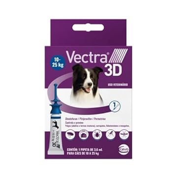 Ceva VECTRA 3D CAES 10-25KG 1 PIPETA BR,Mult-colored