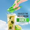 Exprimidor de lima de metal Zulay Kitchen | Exprimidor de cítricos manual resistente, máxima extracción de jugo – fácil, duradero, ergonómico para limas y limones - verde 4