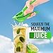 Zulay Metal Lime Squeezer – Heavy-Duty Citrus Juicer for Maximum Juice Extraction – Easy Manual Press for Limes & Lemons – Durable & Ergonomic Hand Juicer - Green