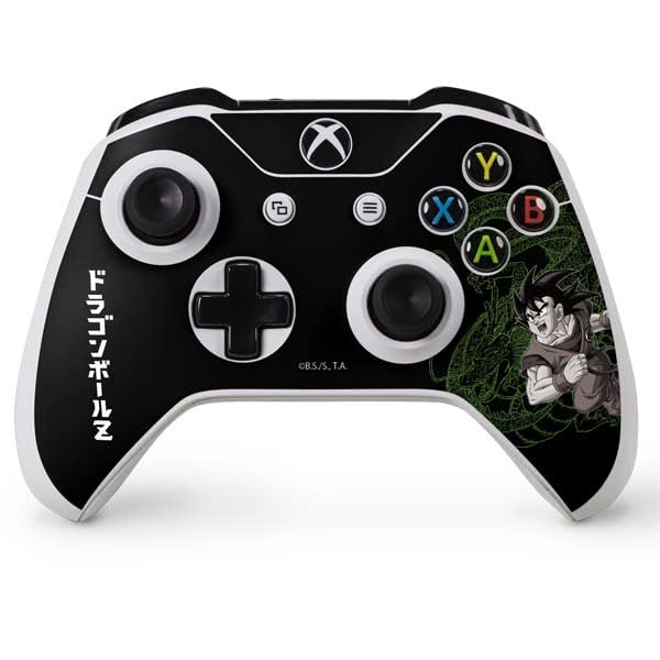 Skinit Decal Gaming Skin Compatible with Xbox One X Controller - Officially Licensed Dragon Ball Z Negative Shenron Design
