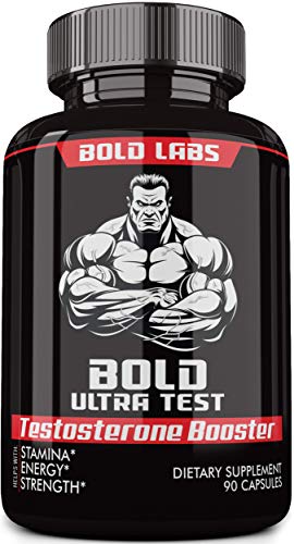 Testosterone Booster for Men (1 Month Supply) Increase Size, Strength, Stamina Supplement Includes Tribulus Terrestris, Horny Goat Weed Male Enhancing Performance Supplement - Made in USA 1305mg Pills
