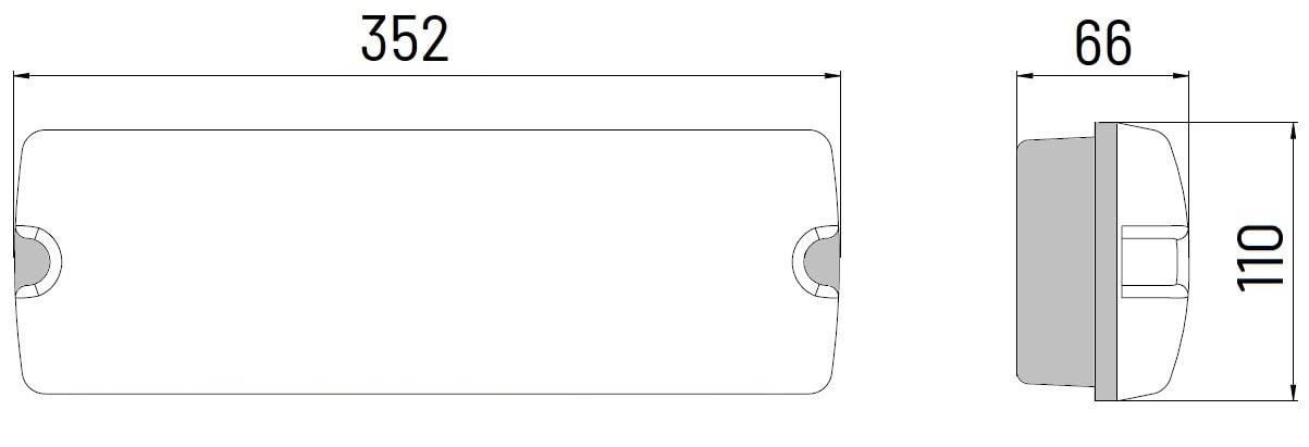Notleuchte LED IP65 Notbeleuchtung notleuchte Fluchtwegleuchte Rettungszeichenleuchte