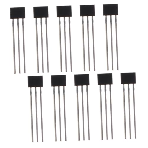TOPPERFUN 10Pcs Hall Effect Sensor Pins High-Temperature Replacement Switch for Automotive and Industrial Applications Stable Alloy Material Compact Design Compatible with Integrated Circuits