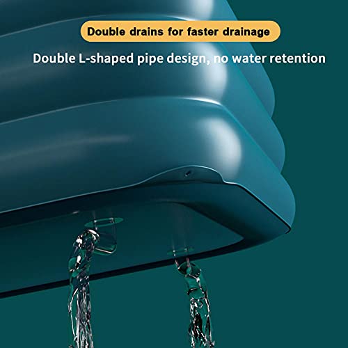 Seii Familie Opblaasbaar Zwembad Opblazen Kiddie Pool met Handige Opslag niet nemen ruimte voor familie interactie er - Image 8