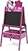 Delta Children Wooden Double-Sided Kids Easel & Deluxe Toy Box, Disney Minnie Mouse
