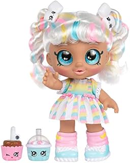 Kindi Kids Marsha Mello 10 Inch Toddler Doll and 2 Shopkin Accessories, Styles may vary