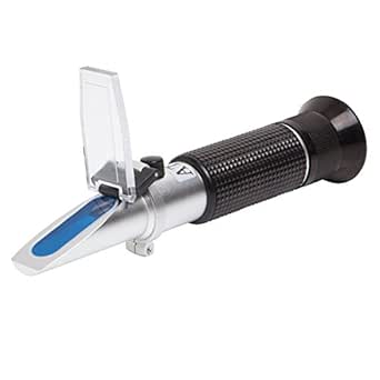 Brix Refractometer 0-32% for Measuring Sugar Content for Beer, Wine, Juice...Home Brewing Equipment with Automatic Temperature Compensation