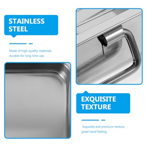 Plaque de cuisson en acier inoxydable pour desserts et snacks