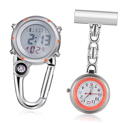 Montre de poche numérique pour activités de plein air et routine infirmière