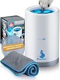 BluePet Nettoyeur Pattes pour Chien, Cure-Pattes Chiens, Lave Patte du Animal, Enlève la Saleté & la Crasse, Nettoyage en Douceur (L (10-25 kg))