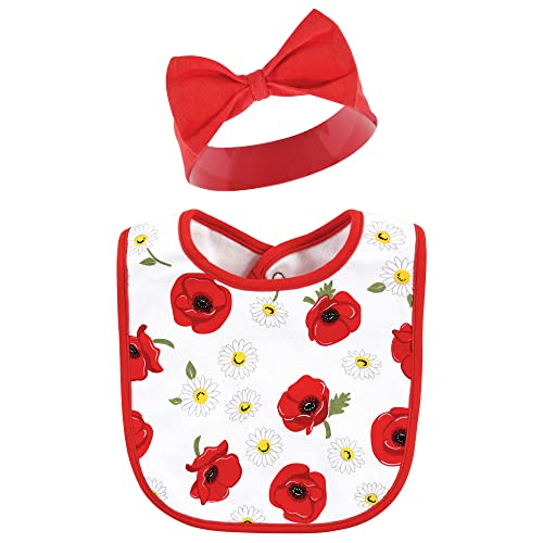 Image of Hudson Baby Unisex Baby Bandana Bibs and Headbands