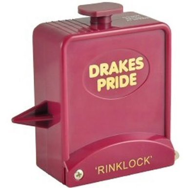 Drakes Pride Rinklock 12ft String Measure with belt Clip and Calipers - Maroon by Drakes Pride