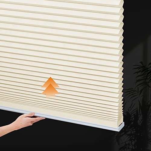 Tonature Cellular Shades Cordless Window Shades Light Filtering (Morning Sun 36"X 64") Pleated Honeycomb Blinds Uv Protection Room Darkening Blinds For Windows, Office And Living Room #TOP25