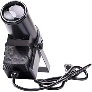 U`King LED Pinspot Lights with 30W RGBW Stage Spotlight Effect by DMX 512 Great for Home DJ Disco Wedding Dance Party Mirror Ball Lighting (Black)