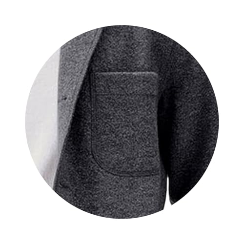 Mens Wool Blend Blazer Jacket Two Button Long Sleeve Open Front Lightweight Jackets Fall Stylish Casual Sport Coat3