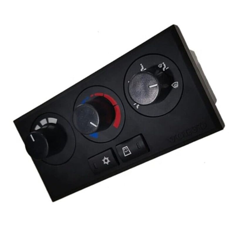 Air Conditioner Control Switch Panel 14611579 VOE14611579 Compatible with Volvo EC55C EC80D Excavator Parts