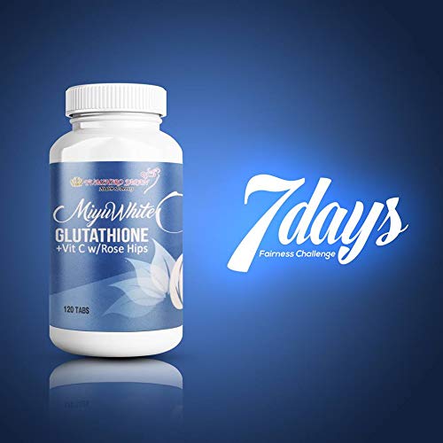 MIYU WHITE Glutathione + Vit C w/Rose Hips, 120 Tablets (MADE IN JAPAN)  ORIGINAL : Amazon.ae: Health