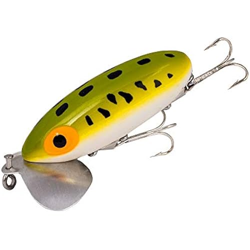 Arbogast Jitterbug Topwater Bass Fishing Lure - Excellent for Night Fishing
