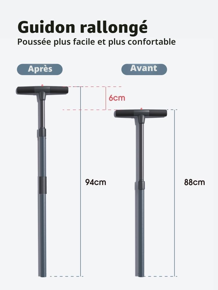 newyoo Tricycle Draisienne 5 en 1, Tricycle Bébé Évolutif 1-3 Ans avec Barre Poussée, Vélo Enfant, Guidon Réglable, Barres Sécurité, Jouet à Chevaucher, Cadeau Anniversaire, TR008, Gris Anthracite