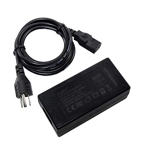 HQRP 48V POE Injector IEEE 802.3AT Compatible con Meraki MR12, MR18, MR24, MR3 Access Point Euro Plug Adapter miniatura 1