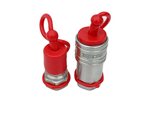 Image of 1 /2 inch Dust cap set for AG Style Body Hydraulic Quick Coupler