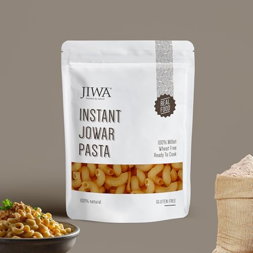 JIWA Instant Jowar Pasta | 100% Millet | Macaroni | Gluten Free | Easy & Ready To Cook | No Maida, No Atta | Wheat Free | Healthy Diet Pasta | 200 g (B0D8QJVH21) Amazon Price History, Amazon Price Tracker