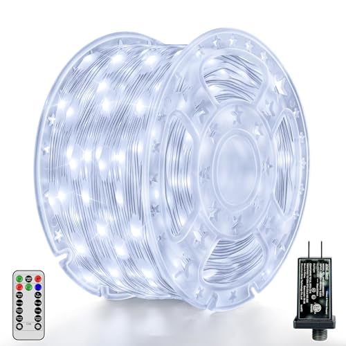 Ccinny Christmas Lights Outdoor, 1000LED 328FT Christmas Tree Lights IP67 Waterproof, Plug in Fairy...