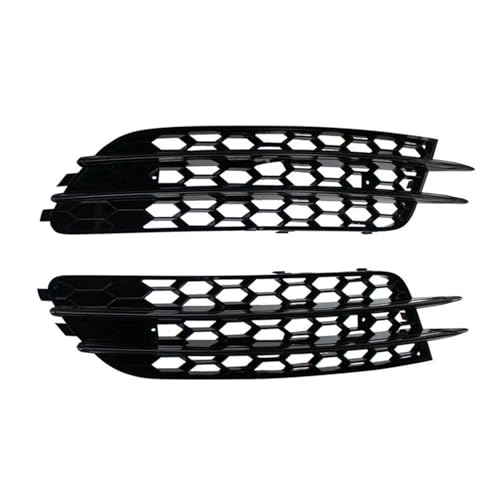 2 Rejillas de luz antiniebla ABS 4G0807681 4G0807682 para parachoques estándar de Audi A6 C7