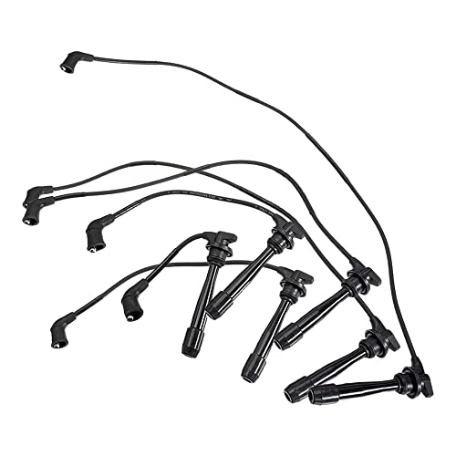 Cables de encendido de bujía MASO de 6 piezas para una combustión eficiente y suave