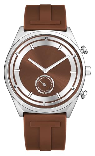 Image of styledose Men's Watch Analog Quartz with Chronograph & Silicone Strap -Casual & Formal Wrist Watch for Men