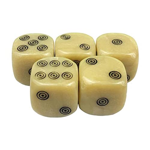 ATORSE Toy 2X 5 PCS Round Corners Opaque Acrylic 16mm Six Dice Roleplaying RPG DND Game-Toys & Hobbies-Games-Board & Traditional Games-Contemporary Manufacture-image-44