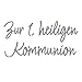 Rayher 31584606 Wachsschrift: Zur 1.heiligen Kommunion, silber, SB-Btl 1Stück