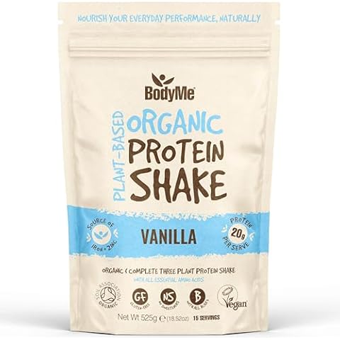 BodyMe Organic Vegan Protein Powder Vanilla Cover