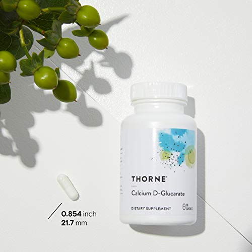 Thorne Calcium D-Glucarate - Dietary Calcium Supplement To Support Liver Health & Healthy Cholesterol Levels In A Normal Range - 90 Capsules #TOP2