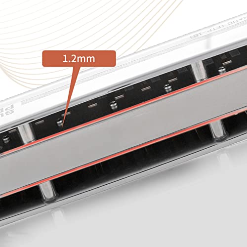 MEIeynt Harmonica, Harmonica chromatique 16 Trous, Orgue à Bouche pour Instrument de Musique pour Adultes, Joueurs… - Les Beatles, Paul McCartney, John Lennon, RIngo Starr, George Harrison MEIeynt Harmonica, Harmonica chromatique 16 Trous, Orgue à Bouche pour Instrument de Musique pour Adultes, Joueurs… – Image 8