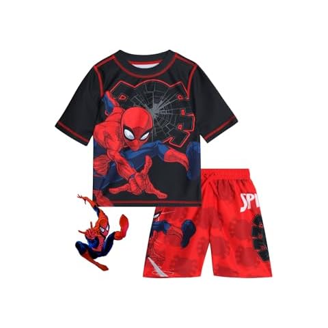 Marvel Avengers Boys Rash Guard Set Cover