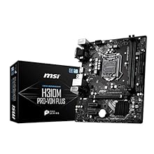 (Renewed) MSI H310M PRO-VDH Plus for 9th Gen / 8th Gen Intel® Core™ / Pentium® Gold/Celeron® Processors for LGA 1151 Socket (D-Sub DVI HDMI Onboard Graphics Micro ATX DDR4-SDRAM Motherboard)