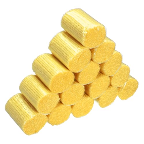 Image of MECCANIXITY 15 Rolls Latch Hook Yarn, 3mm Light Yellow Latch Hook Kit Yarn Precut Hook Rugs Making Crochet Bundles for Rug Adults Beginners Tapestry DIY Craft