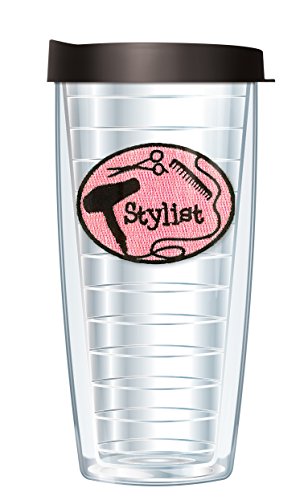 Best Cyber Deals 🔥 Stylist Emblem Traveler 16 Oz Tumbler Cup with Black Lid